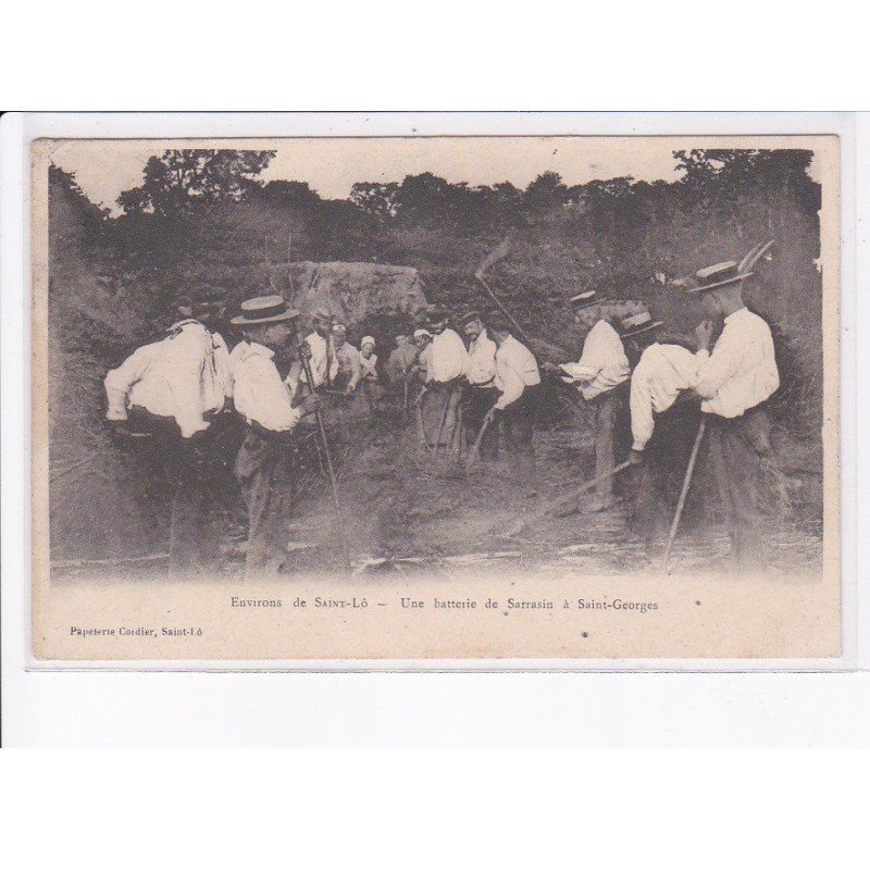 SAINT-GEORGES: une batterie de sarrasin - état