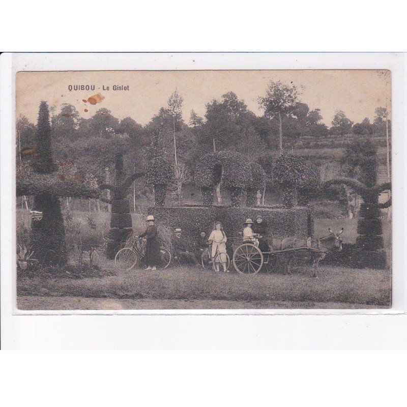 QUIBOU: le gislot, attelage, âne - état