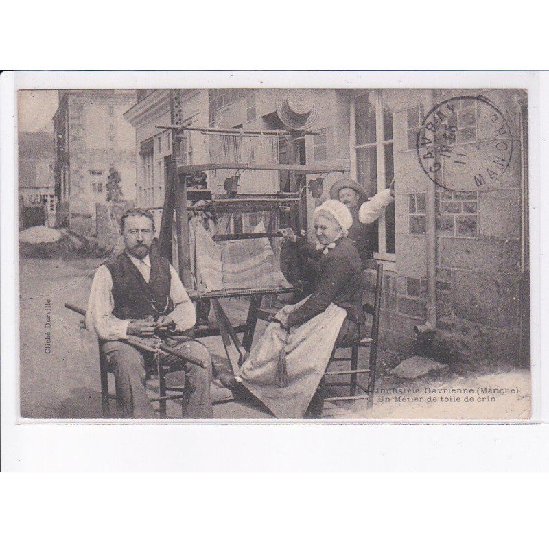 MANCHE: industrie gavrienne, un métier de toile de crin - très bon état