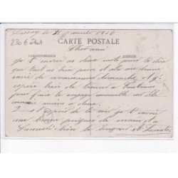 CREANCES: vers printania-plage, le métro sur la place de l'église - état