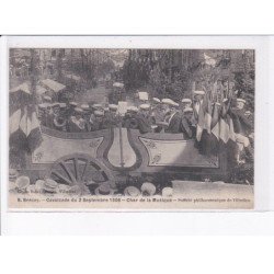 BRECEY: cavalcade 1906 2 sepptembre, char de la musique - très bon état