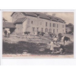 SAINT-GERMAIN-sur-AY: avant le départ pour les champs - très bon état