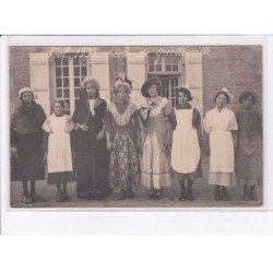 QUETTREVILLE: noël 1933, école, femmes - très bon état