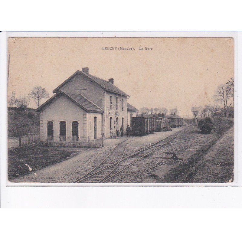 BRECEY: la gare - état