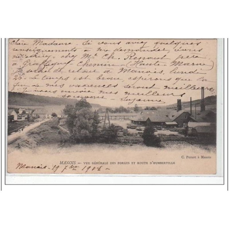 MANOIS - état (timbre décollé)