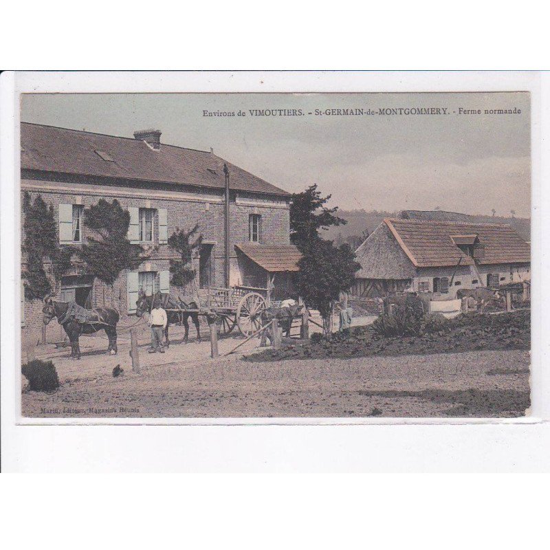 SAINT-GERMAIN-de-MONTGOMMERY: ferme normande - très bon état