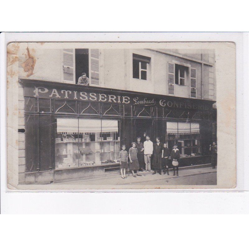 CLUNY: rue dauphine, patisserie Lombard, confiserie - état