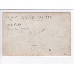 CLUNY: rue dauphine, patisserie Lombard, confiserie - état