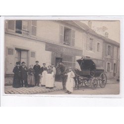 SAONE ET LOIRE: à localiser, boucherie J Noel, attelage, charcuterie - très bon état