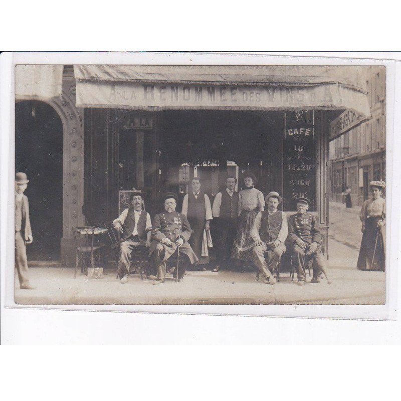 PARIS: 75007, invalides de guerre, a la renommée des vins - très bon état