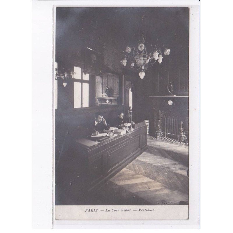 PARIS: 75002, bourse, la cote vidal, vestibule - très bon état