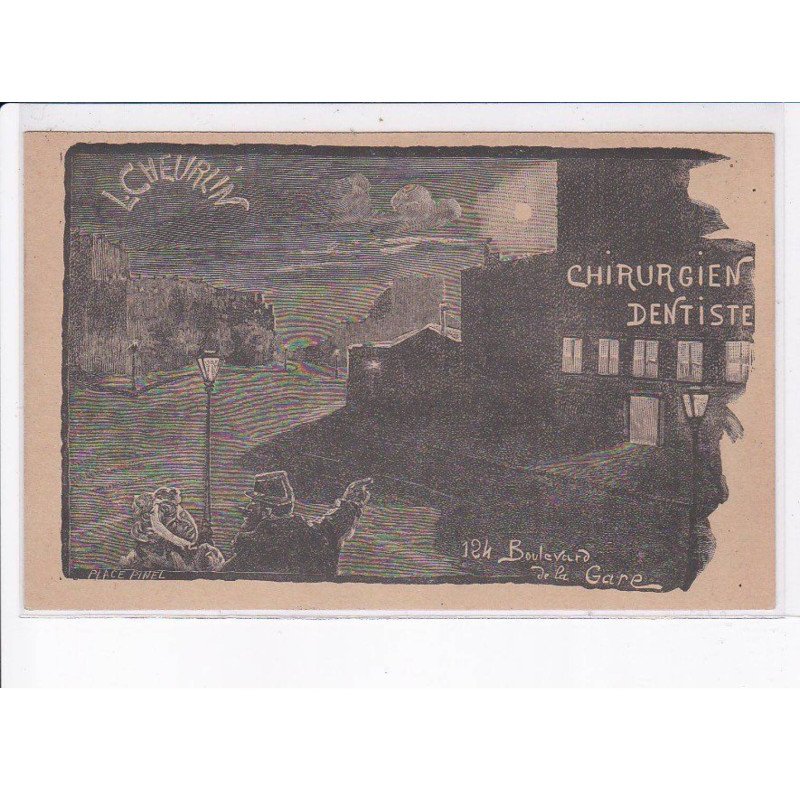 PARIS: 75013 chirurgien dentiste, L. Cheurlin - très bon état
