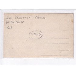 PARIS: 75009 rue geoffroy-marie, pompiers - très bon état