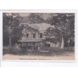 SEINE MARITIME: restaurant de la grenouillère, les terrasses et jardins - état