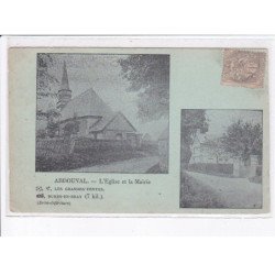 ARDOUVAL: l'église et la mairie - état