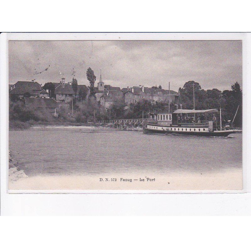 SUISSE: VAUD: FAOUG: le port - très bon état