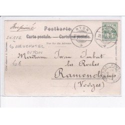 SUISSE: NEUFCHATEL: NYON: bâtiment - très bon état