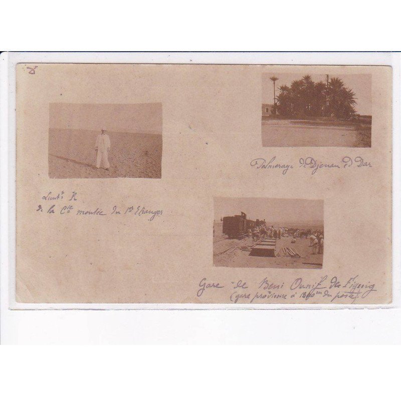 MILITAIRE LEGION ETRANGERE: gare de Beni Ounif de Figuig - très bon état