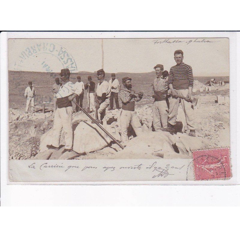 MILITAIRE LEGION ETRANGERE: algérie forthassa-gharbia, carrière - état