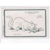 ILLUSTRATEUR Benjamin RABIER: les animaux de "gibbs" série des chats, le Chat, quel nectar!! - très bon état