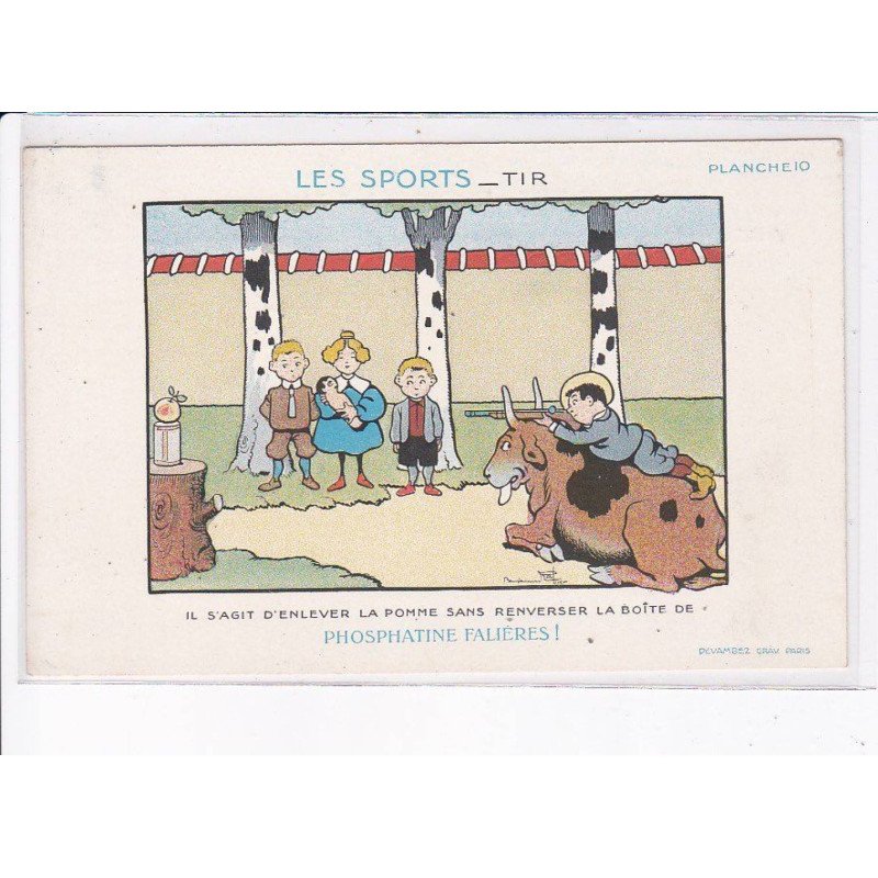 ILLUSTRATEUR Benjamin RABIER: les sports tir - très bon état