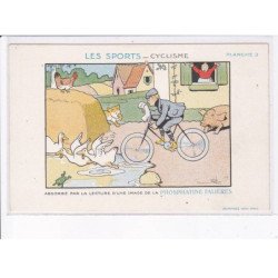 ILLUSTRATEUR Benjamin RABIER: les sports, cyclisme - très bon état