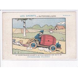 ILLUSTRATEUR Benjamin RABIER: les sports, automobilisme - état