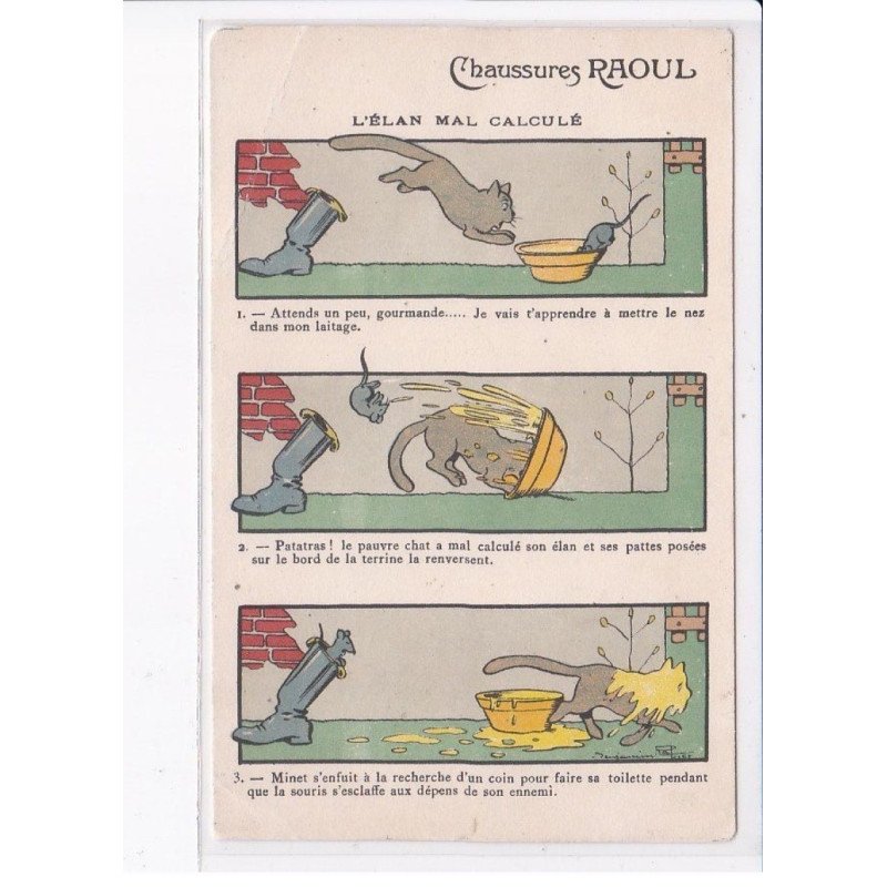 ILLUSTRATEUR Benjamin RABIER: cchaussures raoul l'élan mal calculé - état