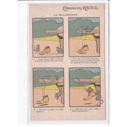 ILLUSTRATEUR Benjamin RABIER: cchaussures raoul la balaçoire - très bon état