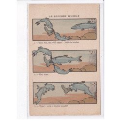 ILLUSTRATEUR Benjamin RABIER: le brochet muselé - très bon état