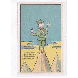 ILLUSTRATEUR Benjamin RABIER: alcool de menthe de ricqlès produit hygiénique indispensablez 12CPA - très bon état