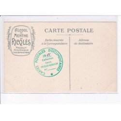 ILLUSTRATEUR Benjamin RABIER: alcool de menthe de ricqlès produit hygiénique indispensablez 12CPA - très bon état