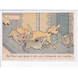 ILLUSTRATEUR Benjamin RABIER: les deux rats et le renard, 6CPA - très bon état