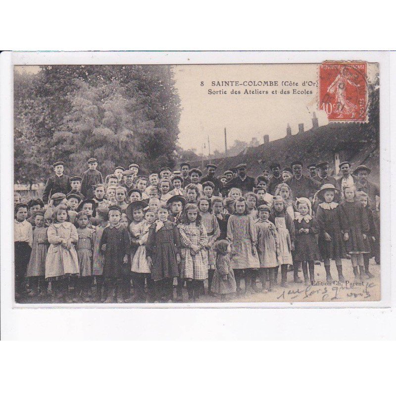 SAINTE-COLOMBE: sortie des ateliers et des écoles - état