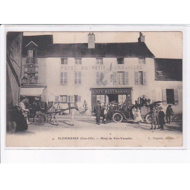 PLOMBIERES: hôtel du petit-versaille - état