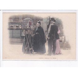 PARIS: parle t'il bien? perroquet - très bon état