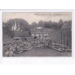 VEUXHAULLES: vue de l'usine et du chantier de la parqueterie chopin - état