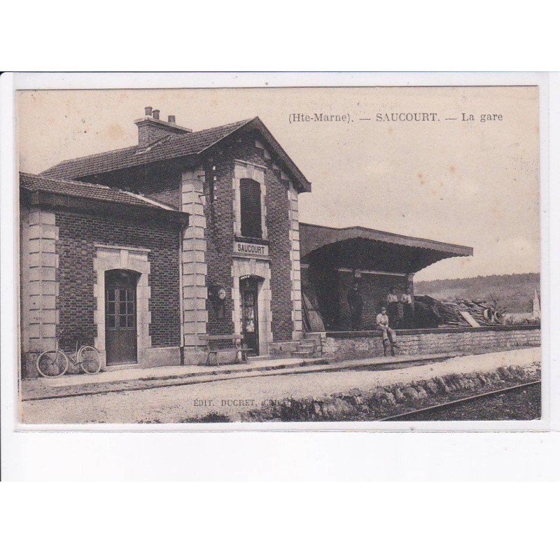 SAUCOURT: la gare - très bon état