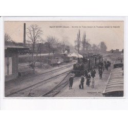 SAINT-ERME: arrivée du train venant de sissonne (avant la guerre) - très bon état