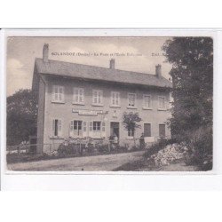 BOLANDOZ: la poste et l'école enfantine - état