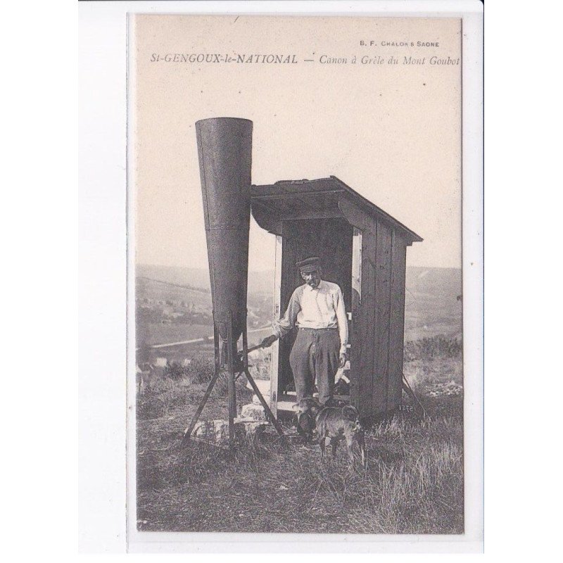 SAINT-GENOUX-le-NATIONAL: canon à grille du mont-goubot - très bon état