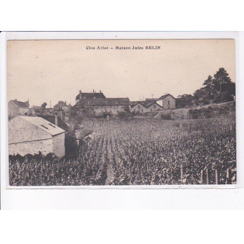 CÔTE D'OR: clos d'arlot, maison jules belin - très bon état