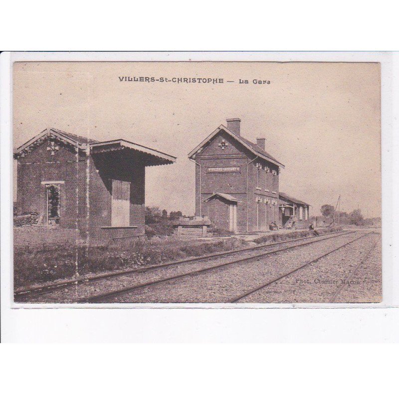 VILLERS-SAINT-CHRISTOPHE: la gare - état