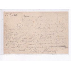 VAUX-ANDIGNY: la gare, train - état