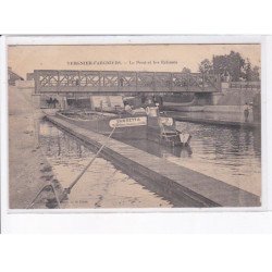 TERGNIER-FARGNIERS: le pont et les écluse, gambetta - très bon état