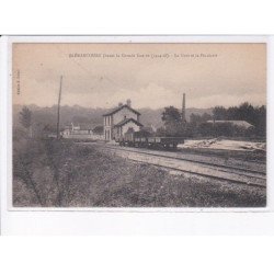BLERANCOURT: avant guerre 1914-1918, gare et la féculerie - très bon état