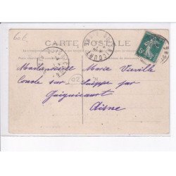 AGUILCOURT: le moulin et ses dépendances, M. Vigreux, les jeunes boeufs à l'abreuvoir - très bon état