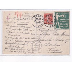 TOURS: esperanto, vignette, fédération espérantiste du centre ouest - très bon état