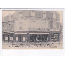 DEAUVILLE-sur-MER: hôtel restaurant, café de normandie - très bon état