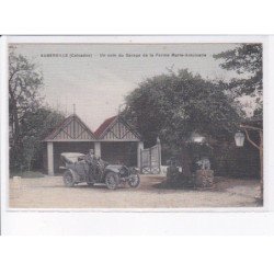 AUBERVILLE: un coin du garage de la ferme marie-antoinette, automobile - très bon état